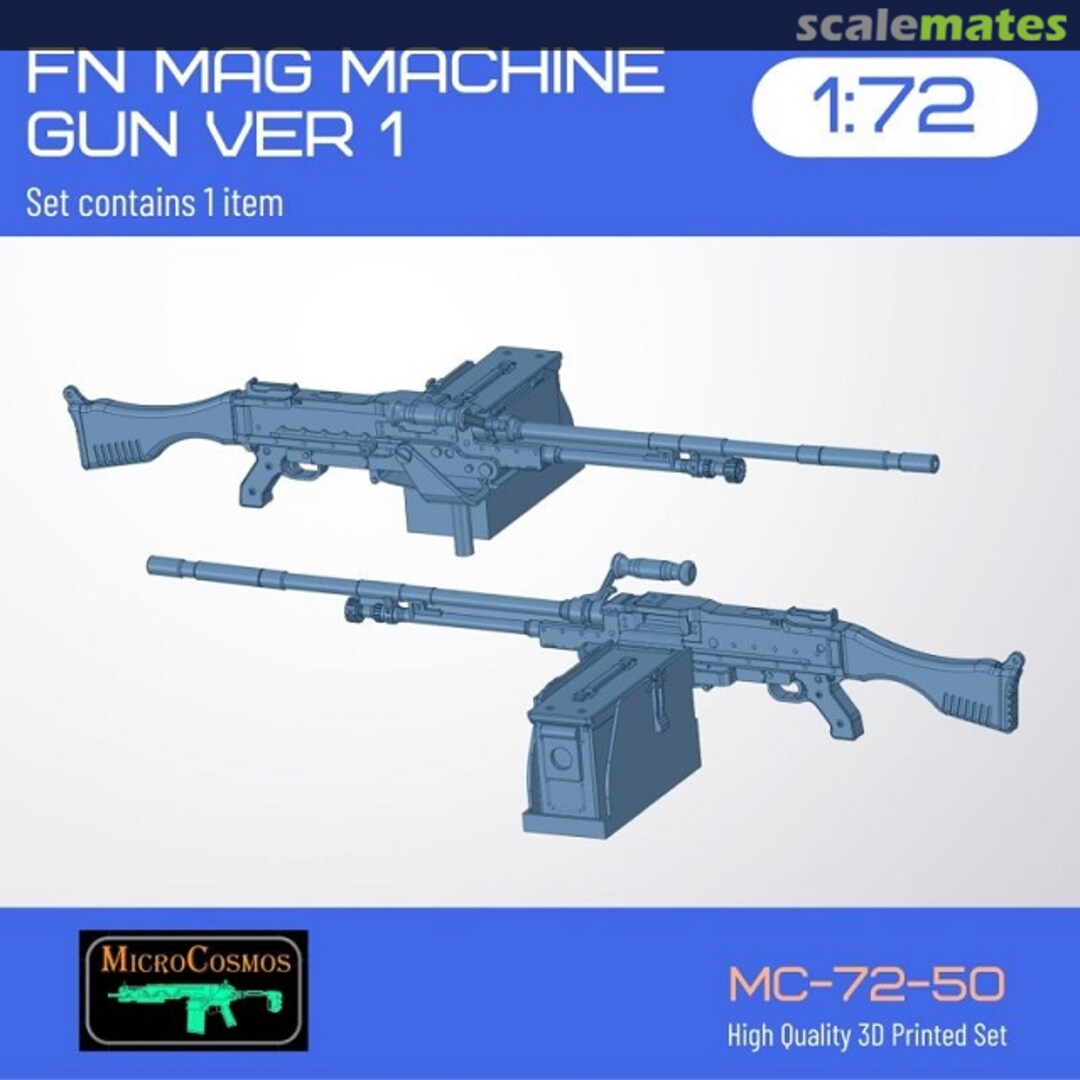 Boxart FN MAG Machine Gun VER 1 MC-72-50 3D MicroCosmos Boxart FN MAG Machine Gun VER 1 MC-72-50 3D MicroCosmos