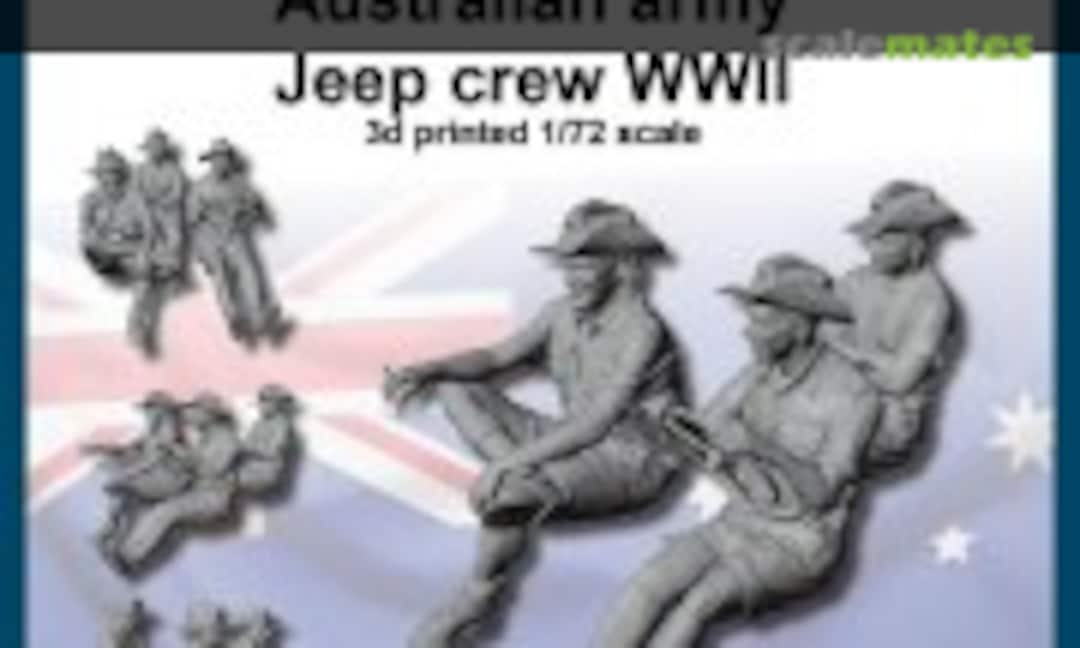 1:72 Australian Army Jeep Crew WWII (FC Model Trend 72516) 72516