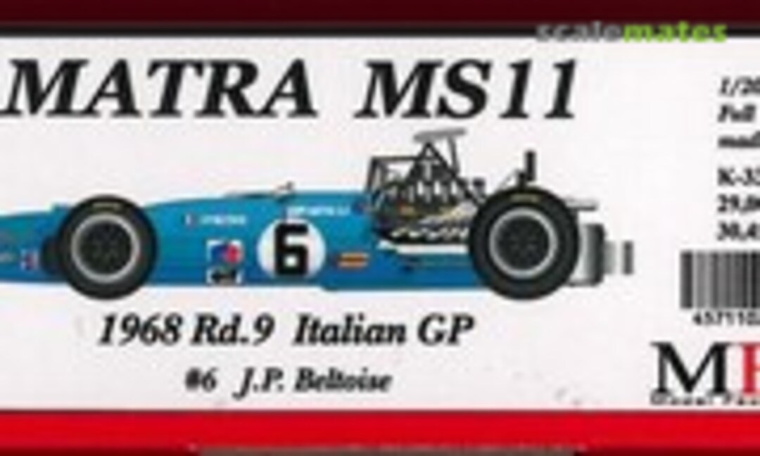 1:20 Matra MS11 (Model Factory Hiro K-338)