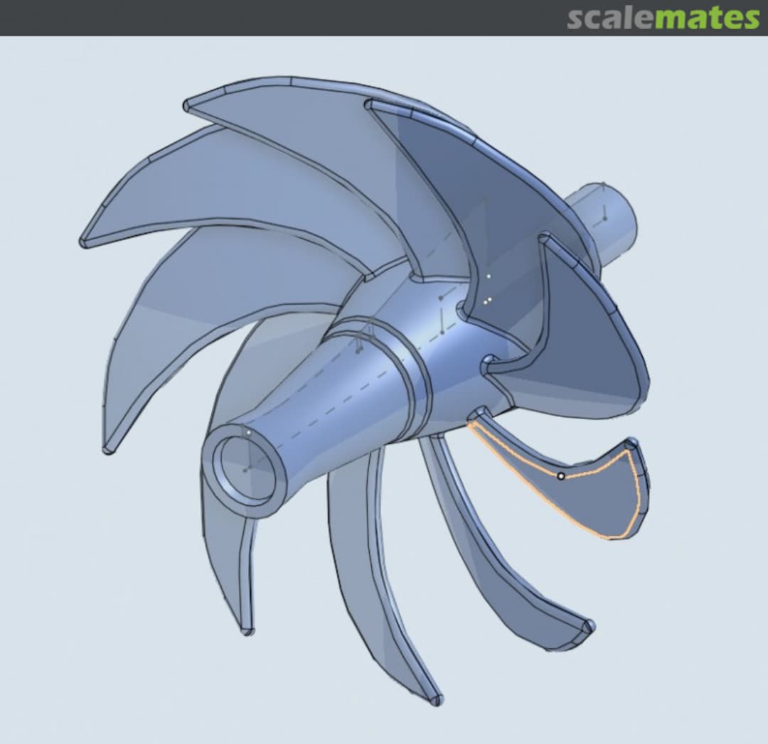 Boxart Churchill class SSN propeller set, 9-blade scythe 265690904177 Mulsanne's Model Corner Boxart Churchill class SSN propeller set, 9-blade scythe 265690904177 Mulsanne's Model Corner