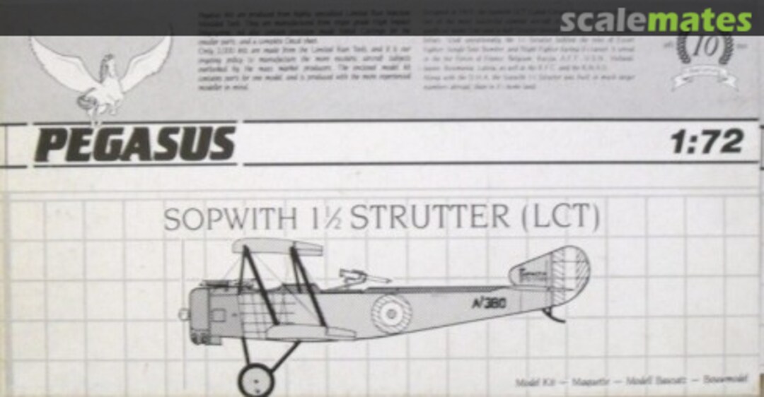 Boxart Sopwith 1 1/2 Strutter (LCT) 3003 Pegasus Boxart Sopwith 1 1/2 Strutter (LCT) 3003 Pegasus