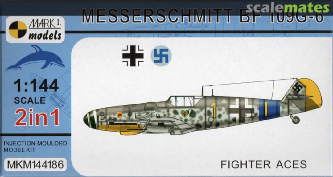 Boxart Messerschmitt BF 109G-6 MKM144186 Mark I Models Boxart Messerschmitt BF 109G-6 MKM144186 Mark I Models
