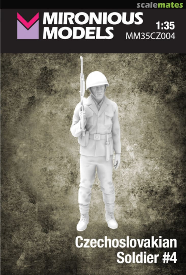 Boxart Czechoslovakian Soldier No.4 (1 Figure / 3D-Printed) MM35CZ004 Mironious Models