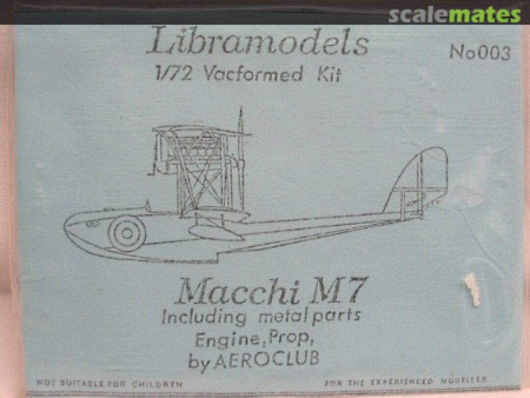 Boxart Macchi M7 003 Libramodels Boxart Macchi M7 003 Libramodels