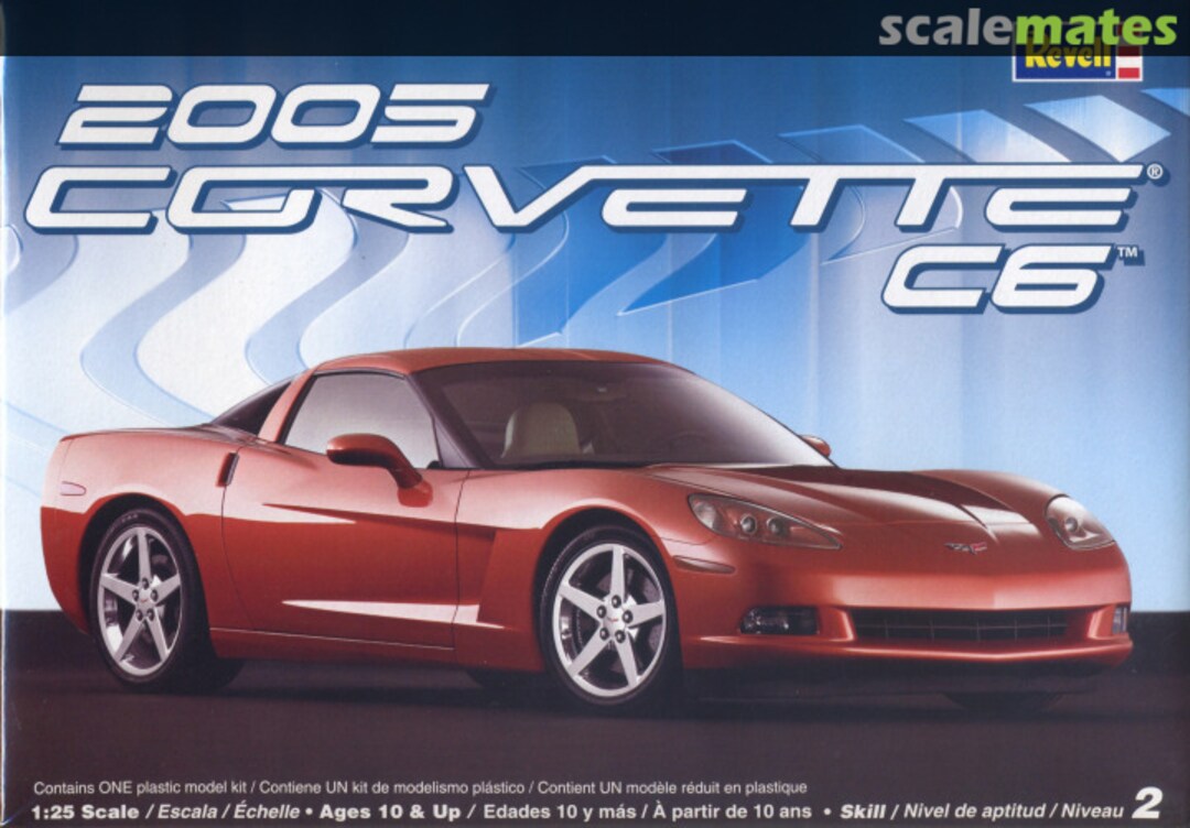 Boxart 2005 Corvette C6 85-2840 Revell Boxart 2005 Corvette C6 85-2840 Revell