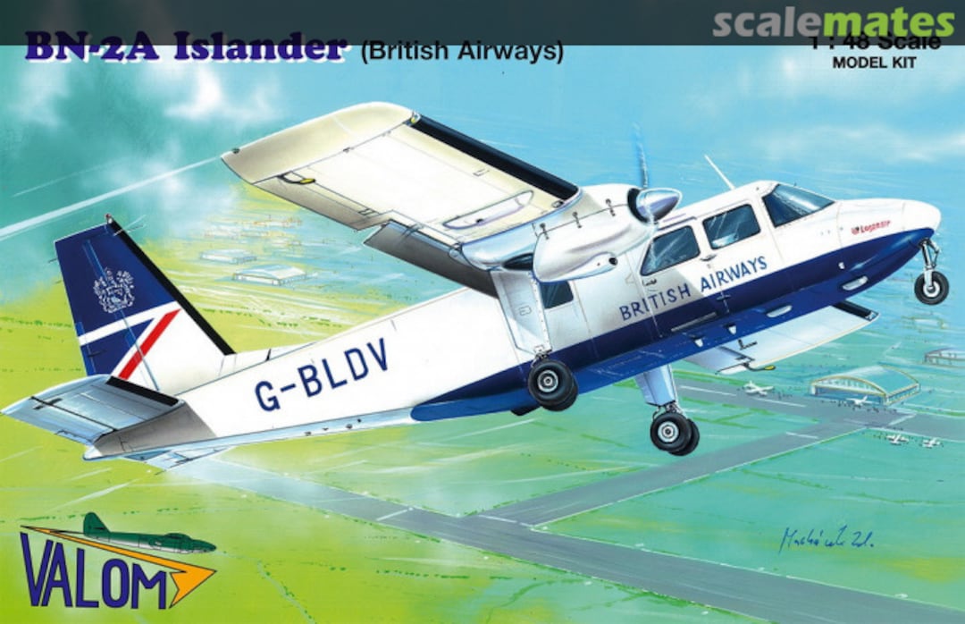 Boxart Britten-Norman BN-2A Islander 48010 Valom Boxart Britten-Norman BN-2A Islander 48010 Valom