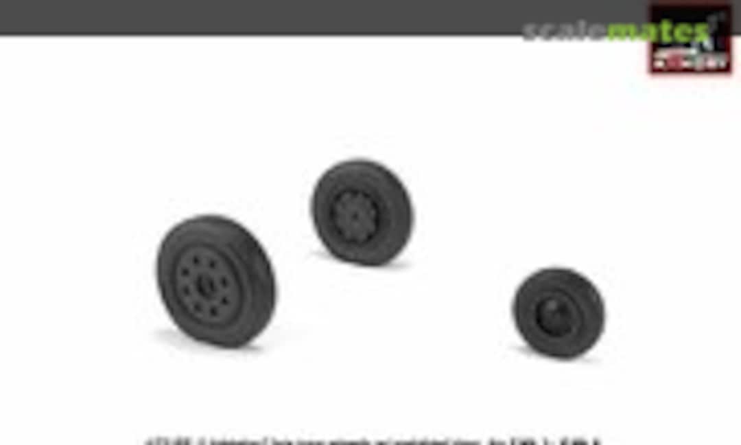 1:72 English Electric Lightning late wheels w/ weighted tires (Armory AW72410) AW72410