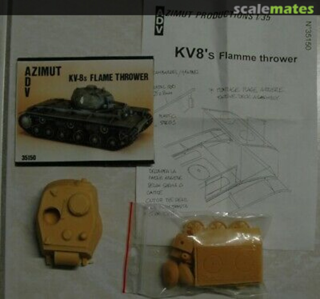 Boxart KV-8s Flame Thrower 35150 ADV Azimut Boxart KV-8s Flame Thrower 35150 ADV Azimut
