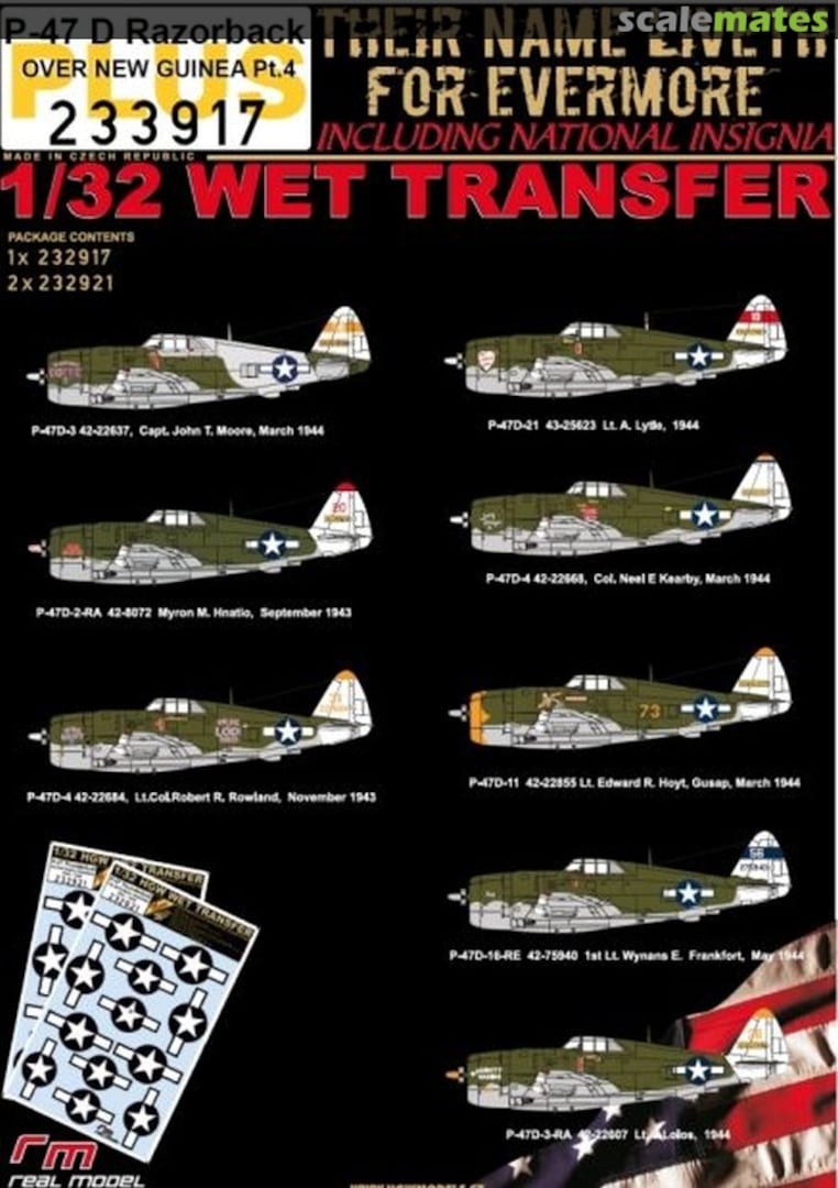 Boxart P-47D Razorback over New Guinea, Pt.4. Plus 233917 HGW Models Boxart P-47D Razorback over New Guinea, Pt.4. Plus 233917 HGW Models