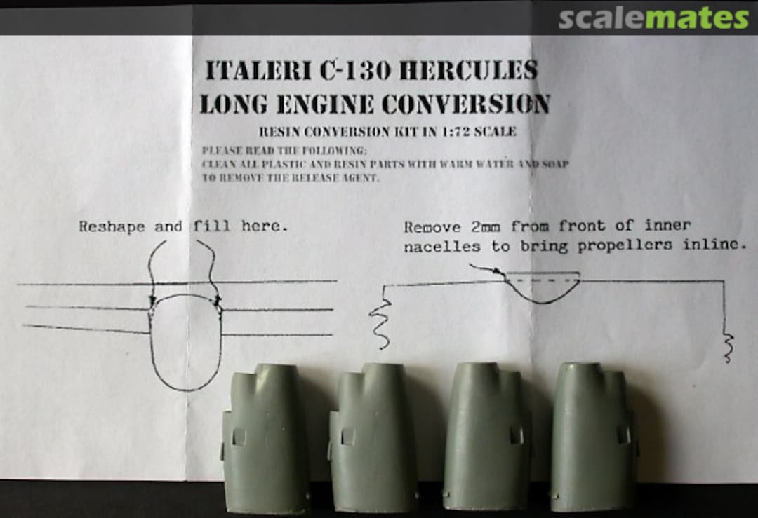 Boxart C-130 Hercules Allison T56-A-15 engine Set FP72103B Flightpath Boxart C-130 Hercules Allison T56-A-15 engine Set FP72103B Flightpath