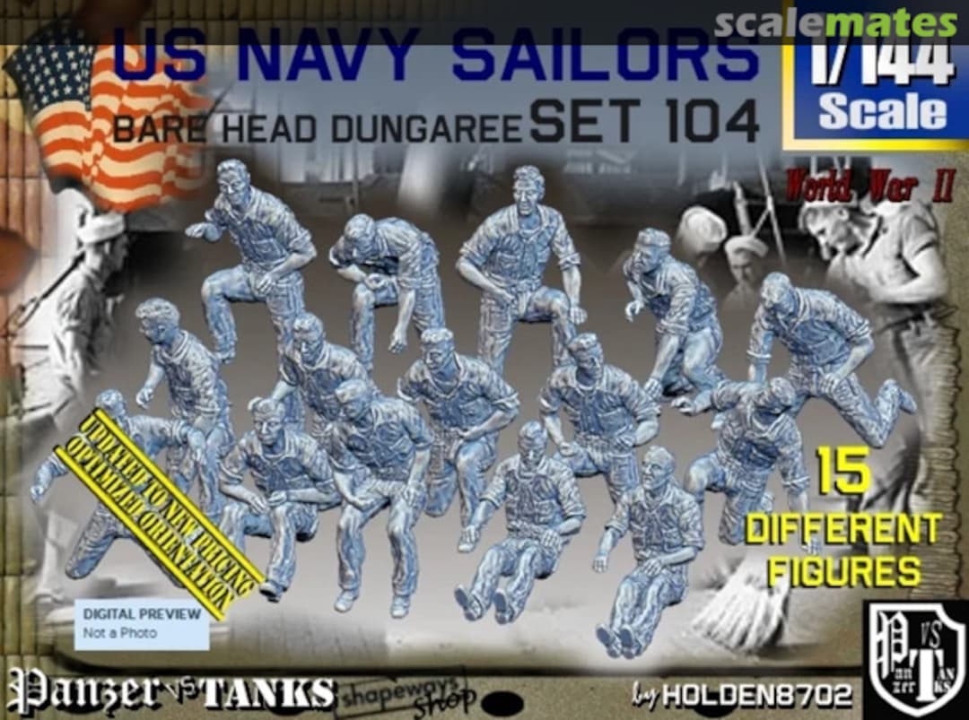 Boxart USN Dungaree Barehead QREBFAUAL Panzer VS Tank Boxart USN Dungaree Barehead QREBFAUAL Panzer VS Tank