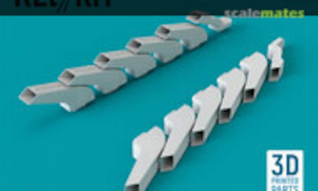 1:48 Bf 109E1/4/7 - 3D Printing exhaust (Eduard) (ResKit RSU48-0263) RSU48-0263