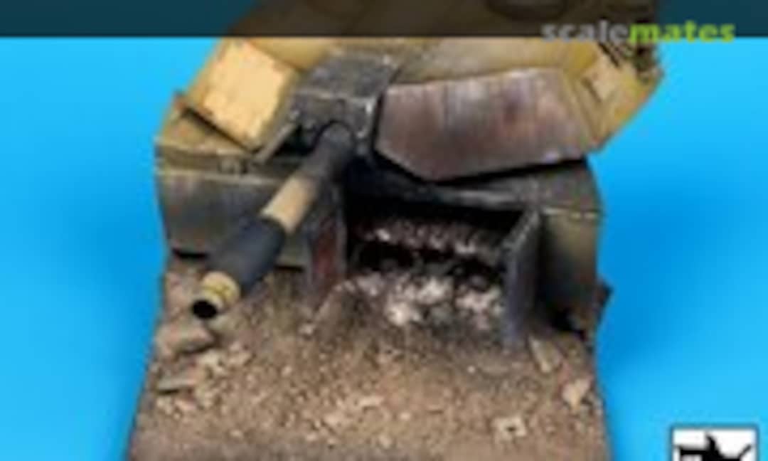 1:35 Destroyed M1A1 Abrams base (Black Dog D35009)
