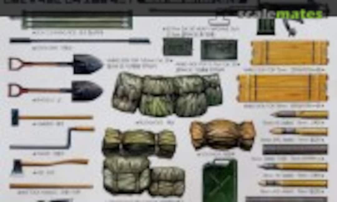 1:35 Allied & German Tank Supplies Set I (Academy 13260) 13260