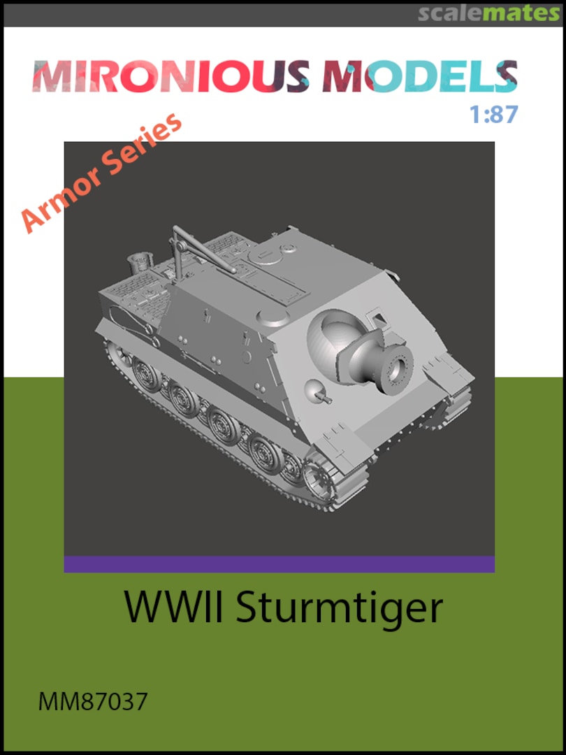 Boxart WWII Sturmtiger MM87037 Mironious Models Boxart WWII Sturmtiger MM87037 Mironious Models