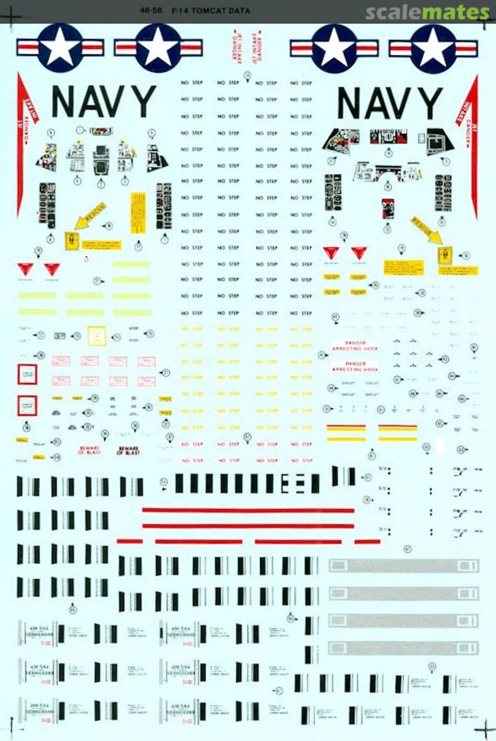 Boxart F-14 Tomcat Data 48-58 SuperScale International Boxart F-14 Tomcat Data 48-58 SuperScale International