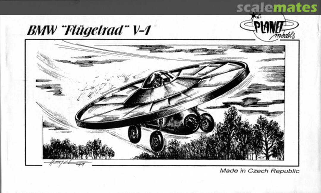 Boxart BMW "Flügelrad I" V-1 PLT063 Planet Models Boxart BMW "Flügelrad I" V-1 PLT063 Planet Models
