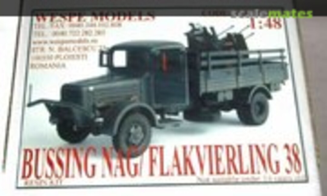 Büssing NAG/Flakvierling 38 (Wespe Models WES 48131)