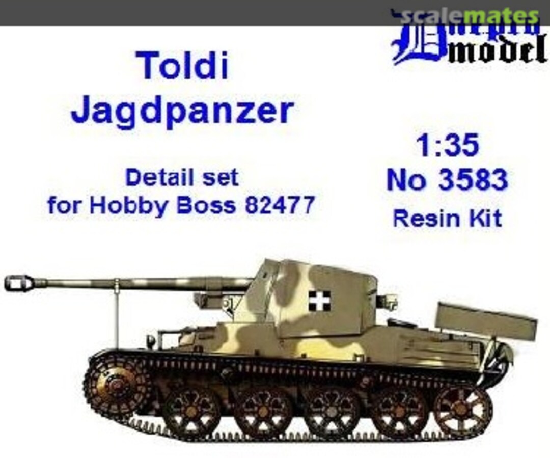 Boxart Toldi Jagdpanzer(páncélvadász) 3583 Dnepro Model Boxart Toldi Jagdpanzer(páncélvadász) 3583 Dnepro Model