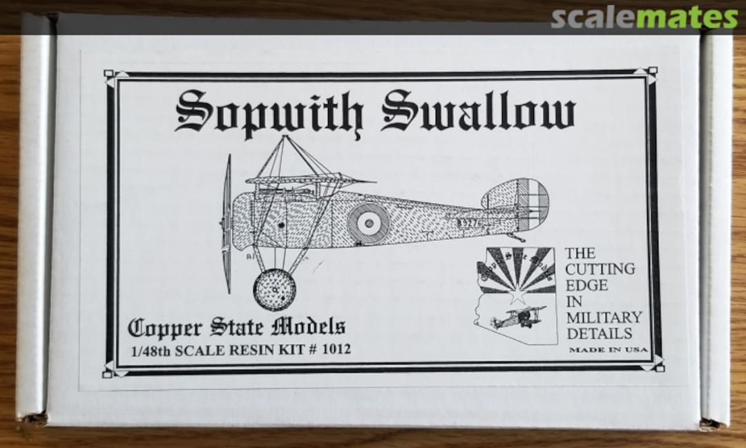 Boxart Sopwith Swallow 1012 Copper State Models Boxart Sopwith Swallow 1012 Copper State Models
