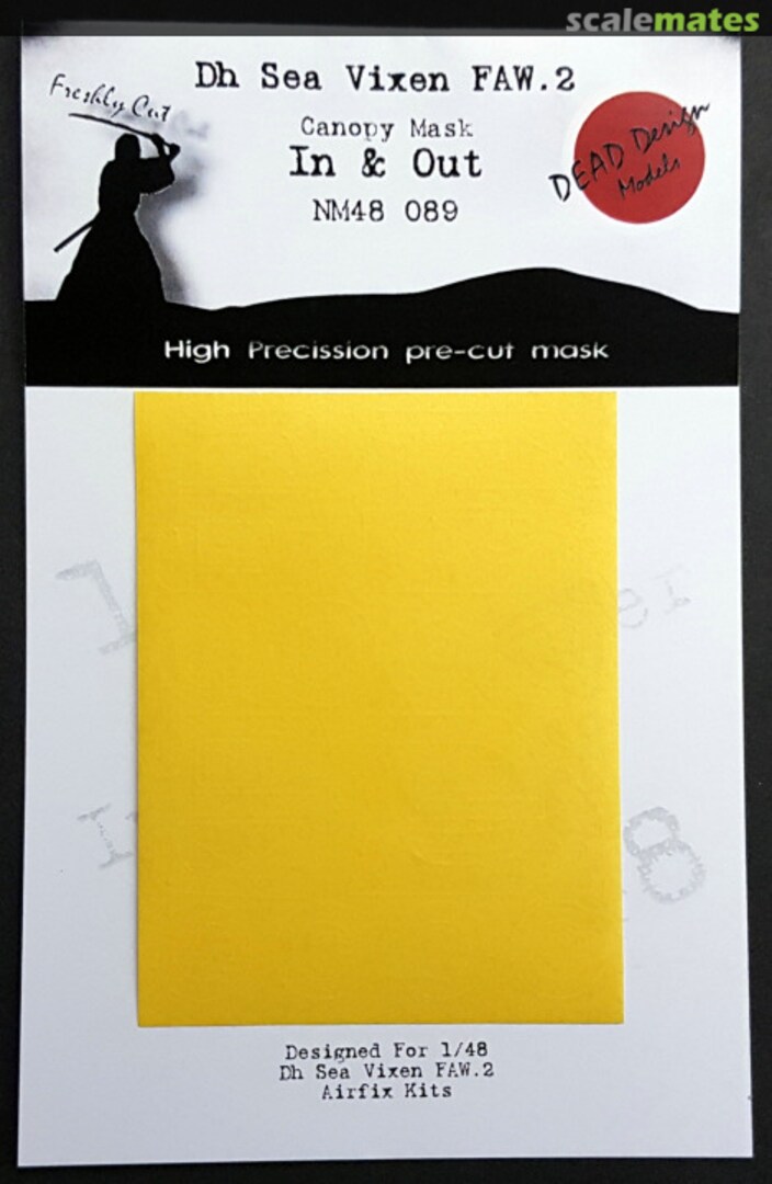 Boxart Dh Sea Vixen FAW.2 - In & Out Canopy Mask NM48089 DEAD Design Models