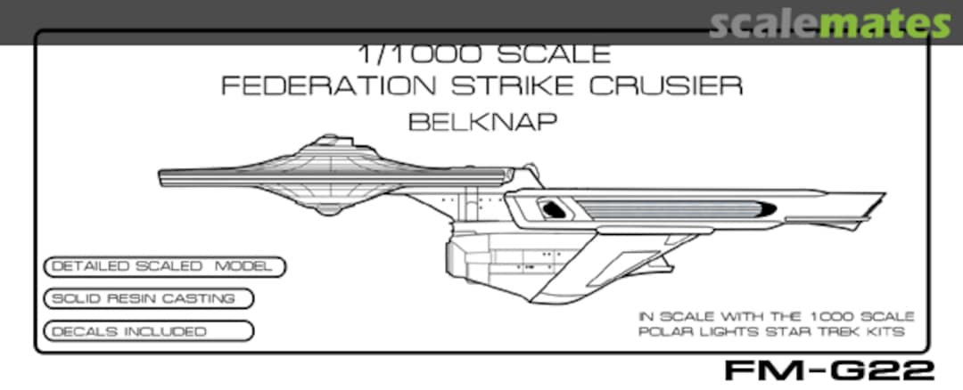 Boxart 1000 Belknap Class FM-G22 Federation Models Boxart 1000 Belknap Class FM-G22 Federation Models