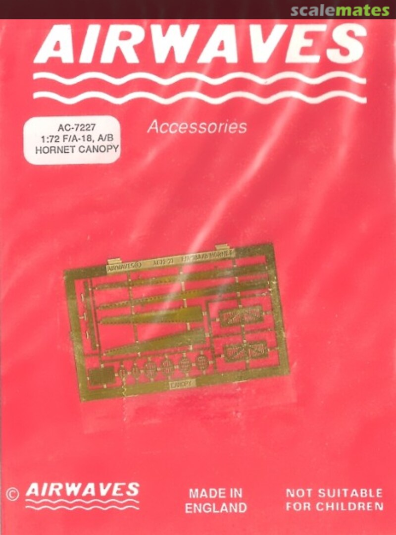 Boxart F/A-18 A/B Hornet Canopy AC-7227 Airwaves
