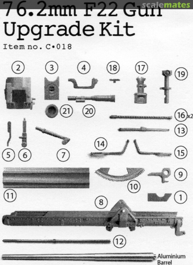 Boxart 7.62cm F22 C-018 K59 Boxart 7.62cm F22 C-018 K59