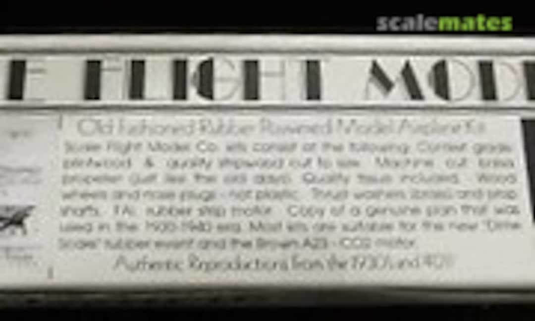 1:28 Fleet Trainer (Scale Flight Model Co. 2105) 2105