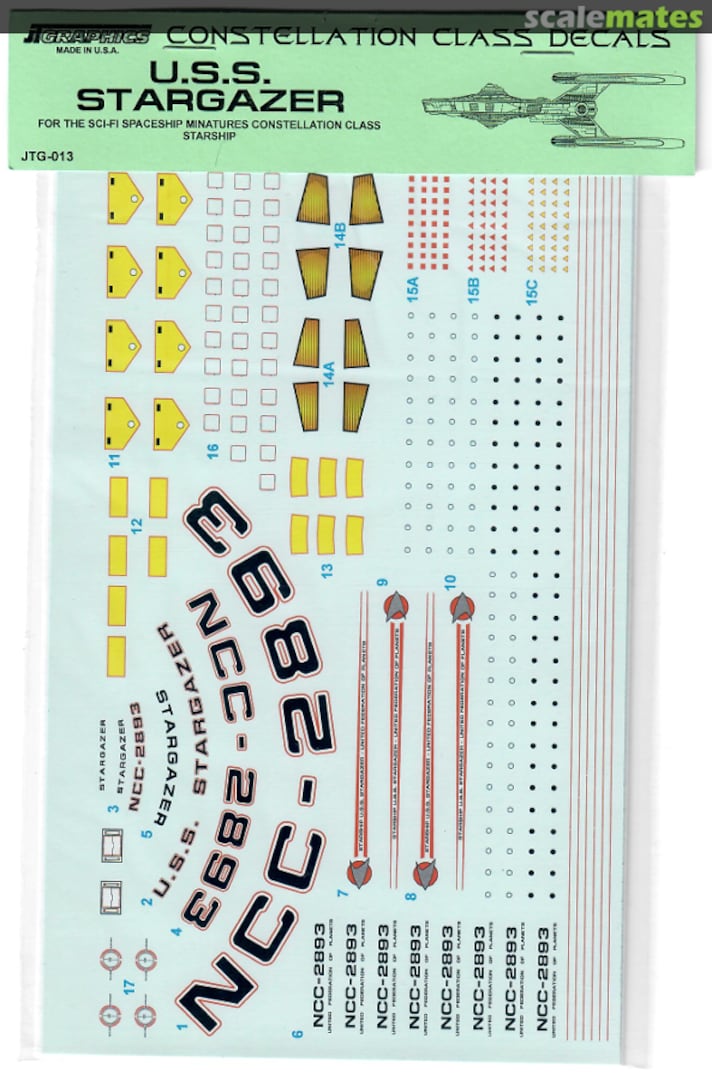 Boxart Constellation Class Decals JTG-013 JT-Graphics