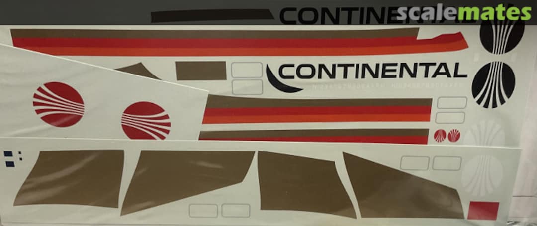 Boxart Continental Old Colors DC-10 FP44-160 Flightpath Decals