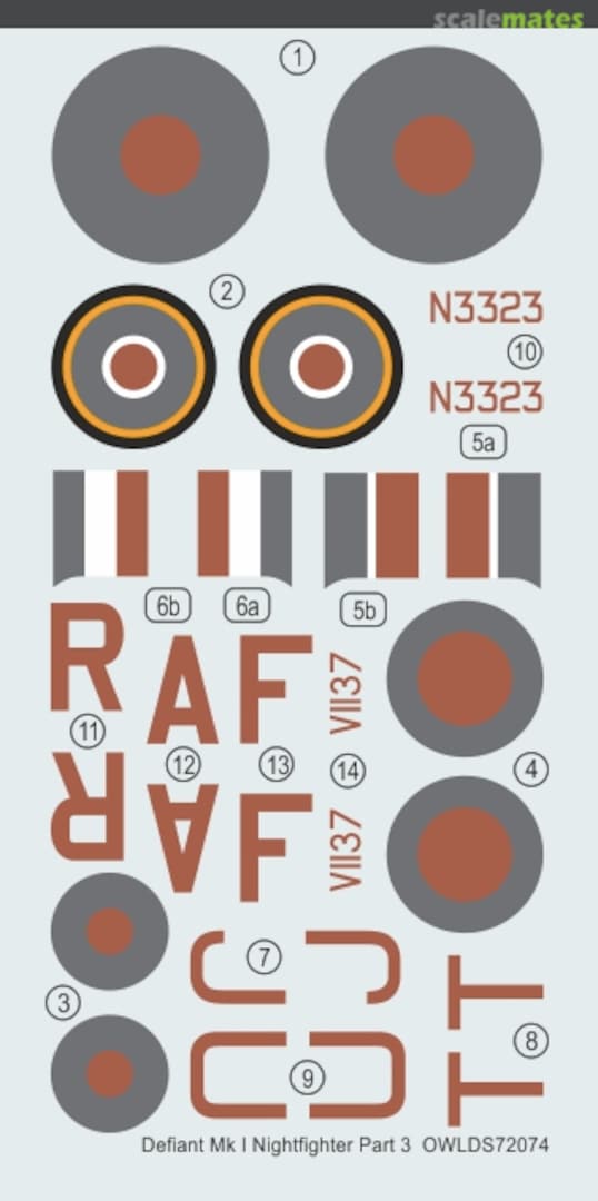 Boxart Defiant Mk I Nightfighter OWLDS72074 OWL Boxart Defiant Mk I Nightfighter OWLDS72074 OWL