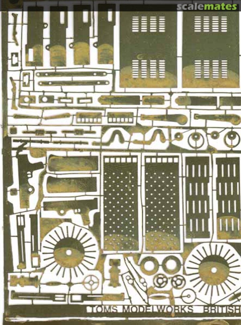 Boxart British Aircraft Guns, 2 Vickers & 2 Lewis 401 Tom's Modelworks Boxart British Aircraft Guns, 2 Vickers & 2 Lewis 401 Tom's Modelworks