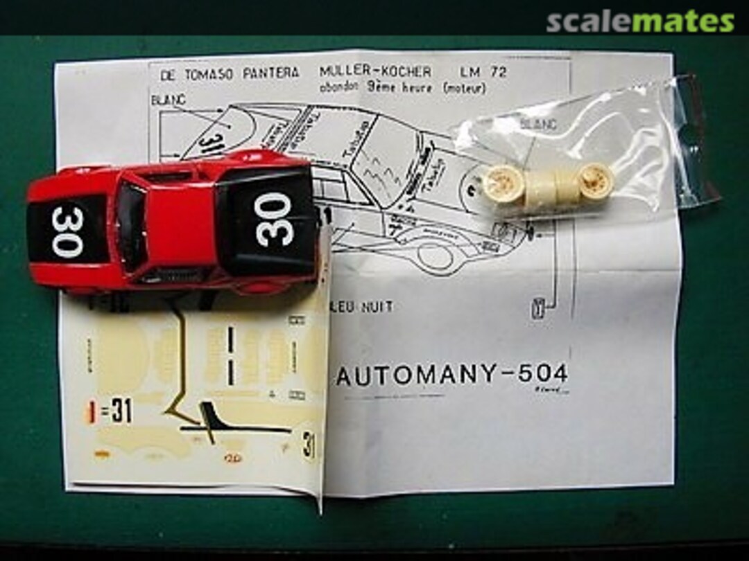 Boxart De Tomaso-Ford Pantera #2859 "Tabatip" K504 Automany