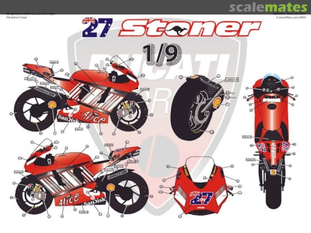 Boxart Ducati GP7 M_9-001 FFSMC Productions Boxart Ducati GP7 M_9-001 FFSMC Productions