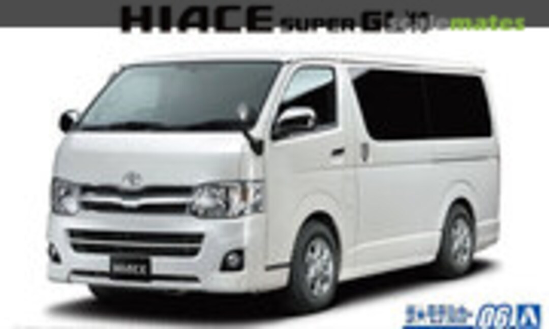 1:24 Toyota TRH200V Hiace Super GL '10 (Aoshima 061381)