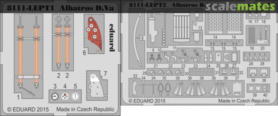 Boxart Albatros D. Va PE-set 8111-LEPT Eduard Boxart Albatros D. Va PE-set 8111-LEPT Eduard