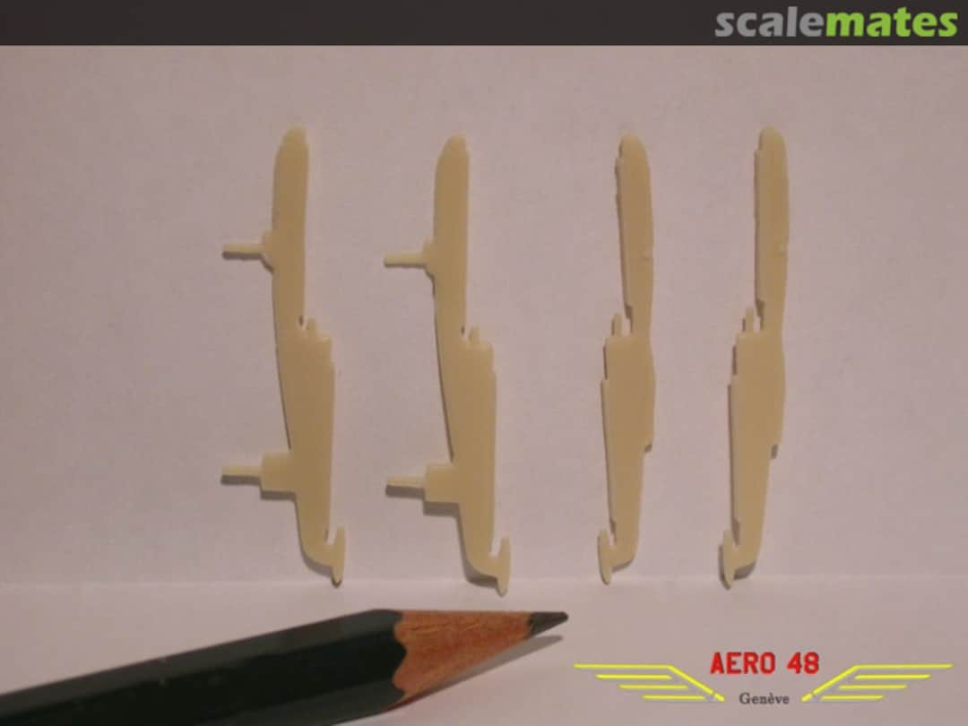 Boxart Pylone OeRak 81mm for P-51D/DH100 set of 2 pcs AE48003 Aero48 Boxart Pylone OeRak 81mm for P-51D/DH100 set of 2 pcs AE48003 Aero48