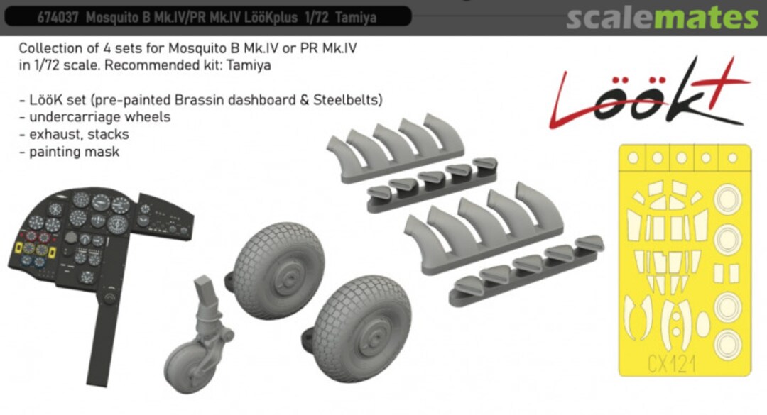 Boxart Mosquito B Mk.IV/PR Mk.IV LööKplus 674037 Eduard Boxart Mosquito B Mk.IV/PR Mk.IV LööKplus 674037 Eduard