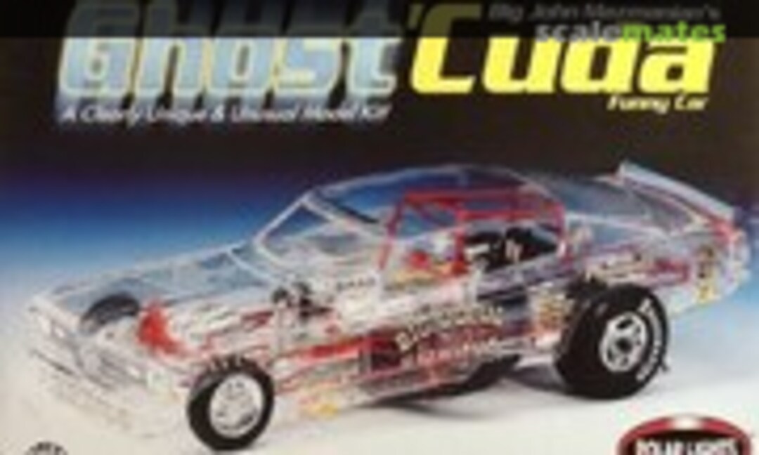 1:25 Ghost 'Cuda Funny Car (Clear) (Polar Lights 6552)