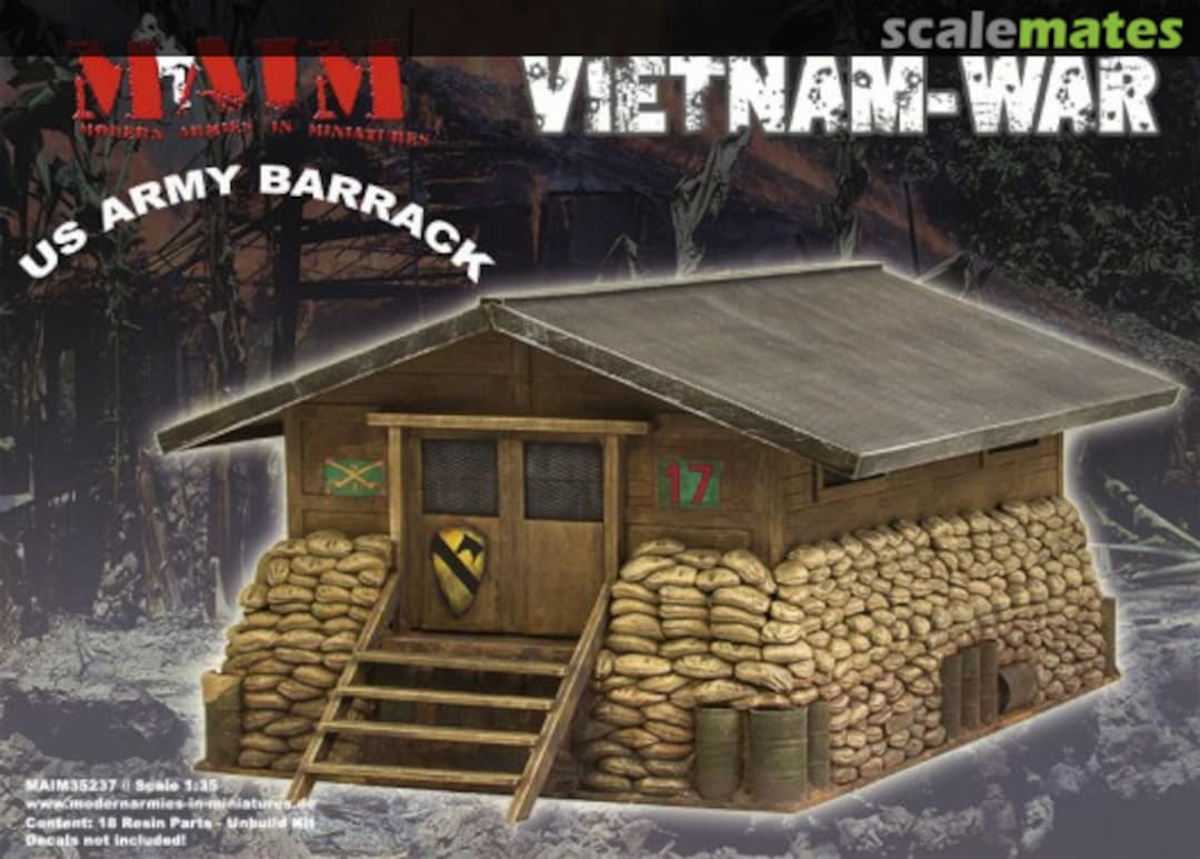 Boxart US Army Barrack Vietnam (limited Edition) MAIM35237 MAiM Boxart US Army Barrack Vietnam (limited Edition) MAIM35237 MAiM