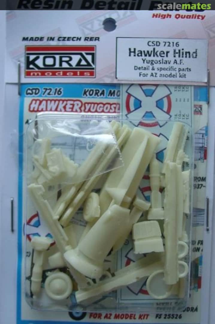 Boxart Hawker Hind CSD7216 Kora Models Boxart Hawker Hind CSD7216 Kora Models