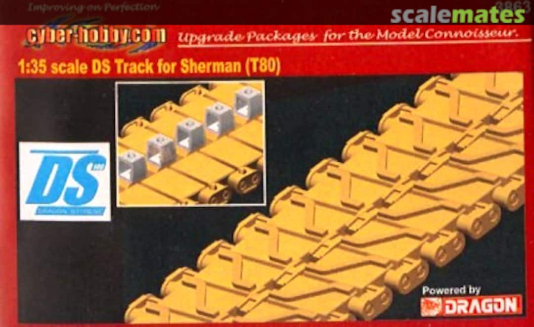 Boxart DS Track for Sherman (T80) 3863 Cyber Hobby Boxart DS Track for Sherman (T80) 3863 Cyber Hobby