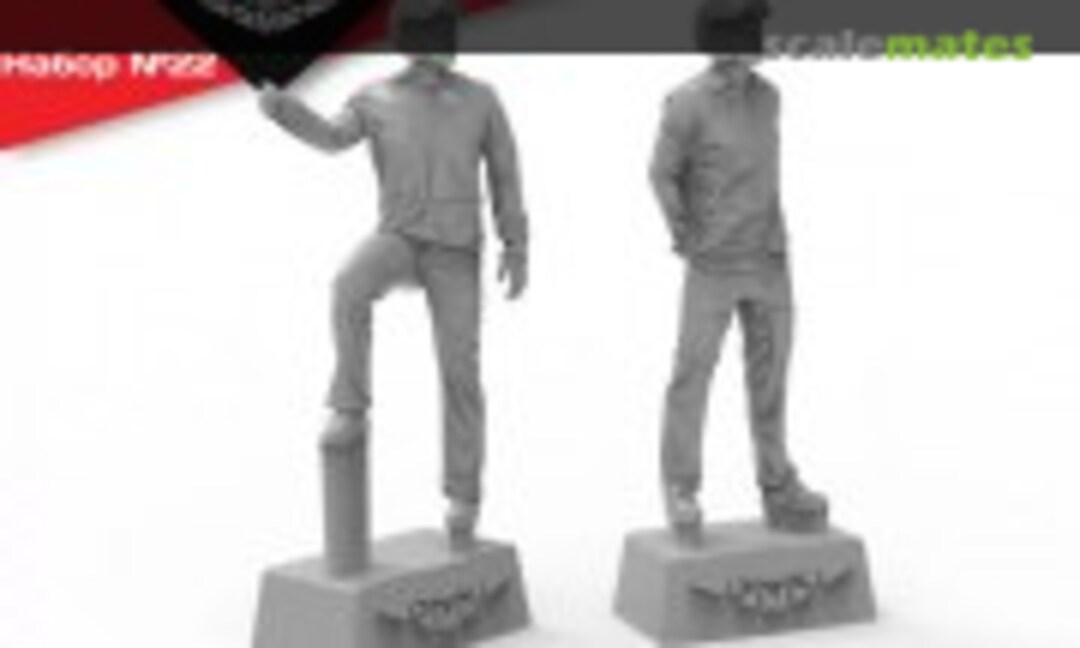 1:72 PILOTS OF THE USSR Air Force (ZSH-3). SET No. 22-3 (Tempmodels 72129-3) 72129-3