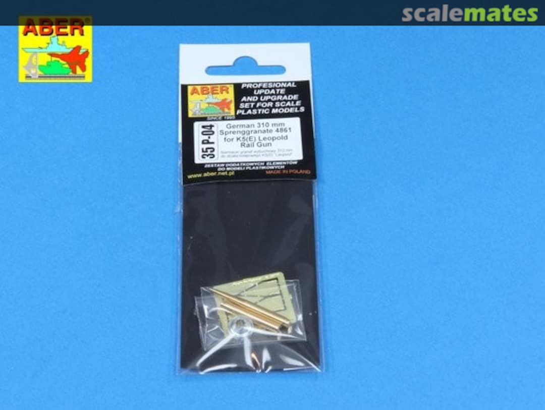 Boxart German 310 mm Sprenggranate 4861 for K5(E) Leopold Rail Gun 35P04 Aber Boxart German 310 mm Sprenggranate 4861 for K5(E) Leopold Rail Gun 35P04 Aber