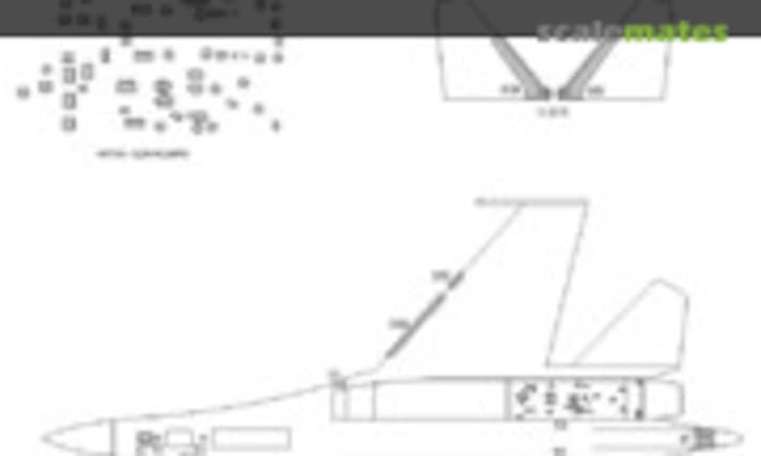 1:72 Su-35S Flanker E EXPERT kabuki masks (New Ware NWAM0928)