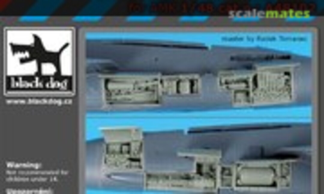 1:48 F-14D Right + Left Electronics (Black Dog A48102) A48102