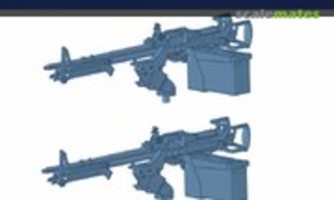 1:35 M48A5 AA MG GUN Set 3 (3D MicroCosmos MC-35-500) MC-35-500