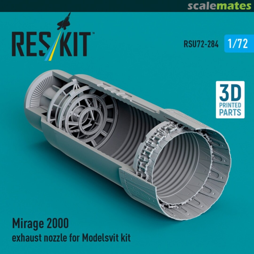 Boxart Mirage 2000 exhaust nozzle (3D Printed) RSU72-0284 ResKit Boxart Mirage 2000 exhaust nozzle (3D Printed) RSU72-0284 ResKit