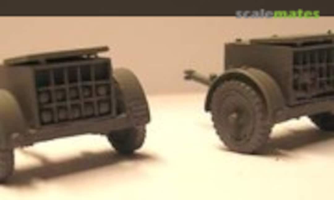 1:76 SdAh33 21cm Nebelwerfer Ammunition Trailer (Milicast BG209) BG209